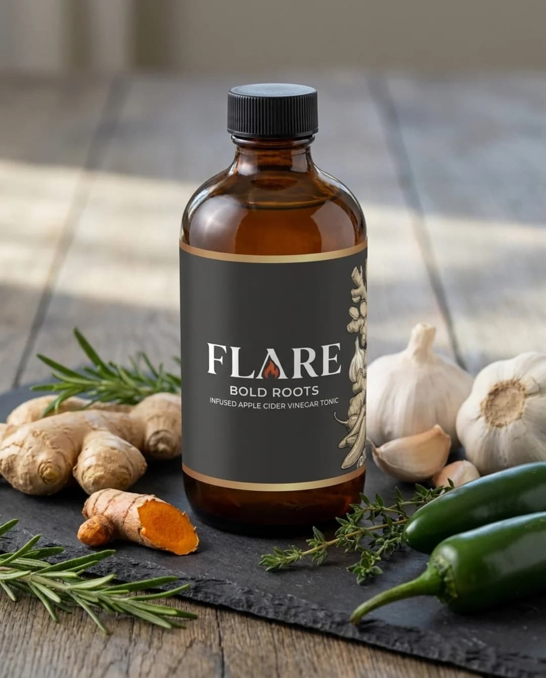 Bottle of Flare Bold Roots